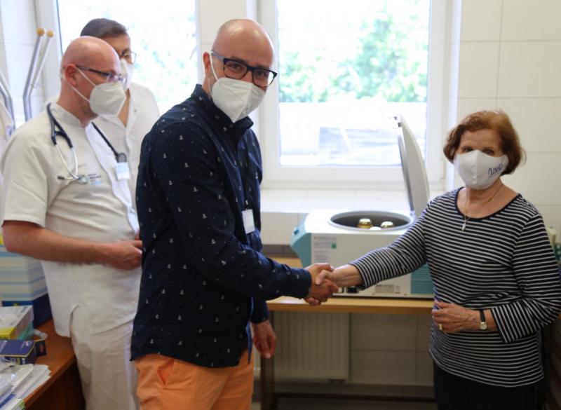 Nová centrifúga na Jednotke translačného výskumu